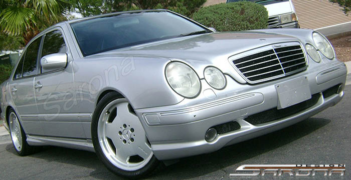 Custom Mercedes E Class Front Bumper  Sedan (2000 - 2002) - $490.00 (Part #MB-008-FB)